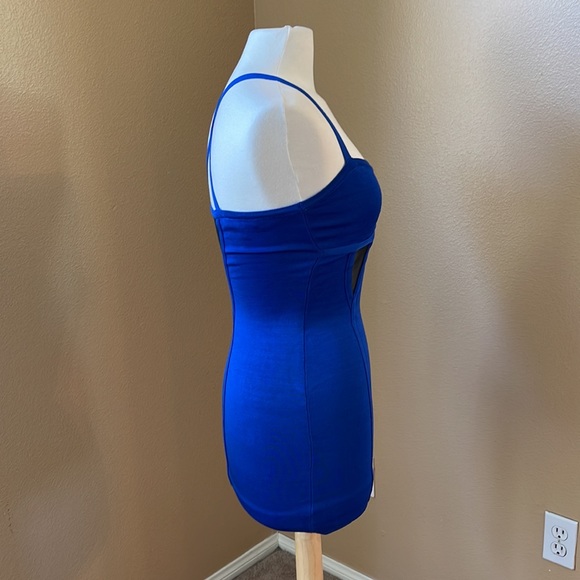 Bebe | Nautical Blue Bodycon Dress - Picture 7 of 15